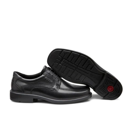 ECCO Men\'s Helsinki Black Lace Up Shoes Dress Shoes Size 45 main image 7